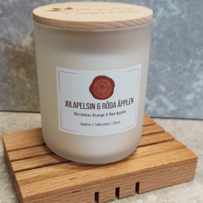 Doftljus Julapelsin & Röda Äpplen från Yvelis - Stora