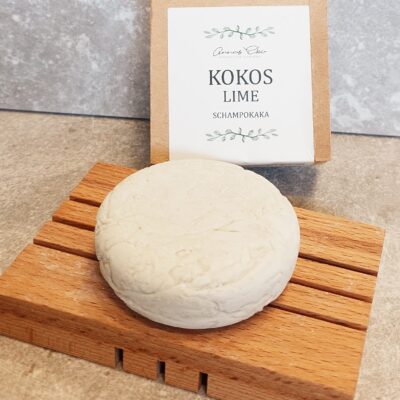 Schampokaka Kokos & Lime från Annas Eko - 75 g