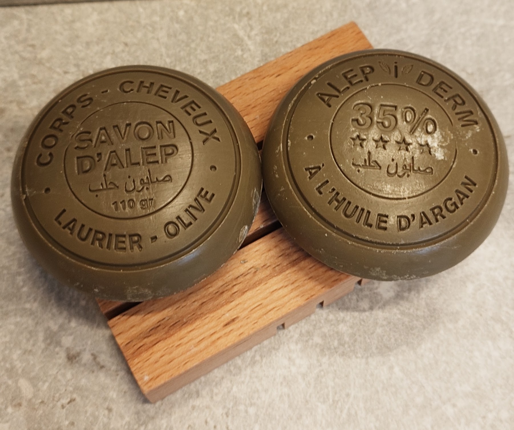 Alepiderm med Arganolja och 35% Lagerbärsolja från Marseille 125 g - Bild 2