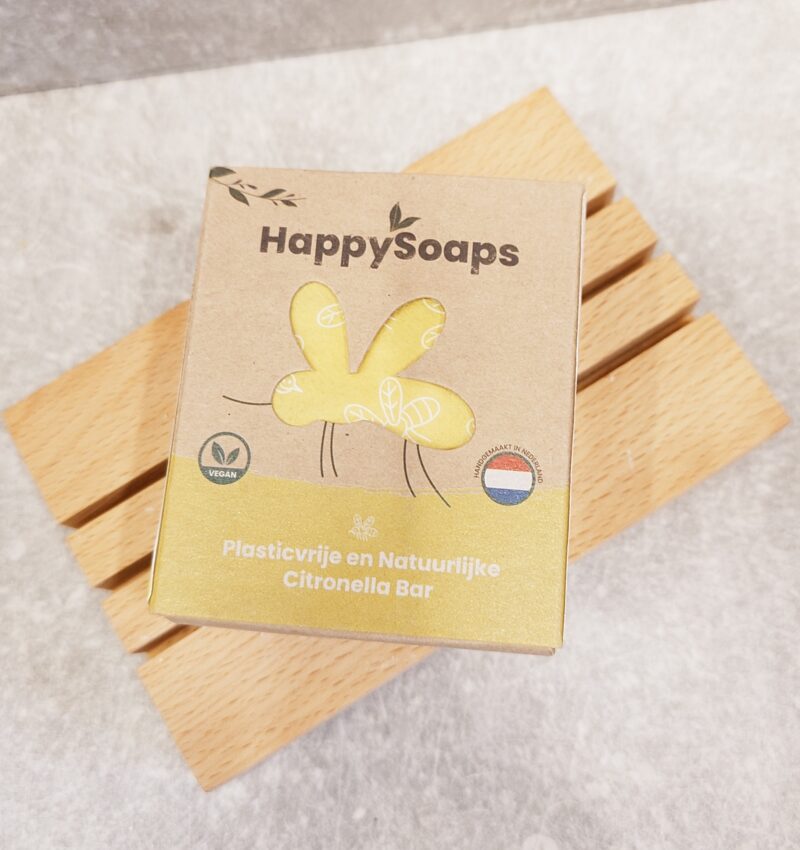 Anti-Insect Bar - Citronella & Kraftfull Mynta från Happy Soaps 40g