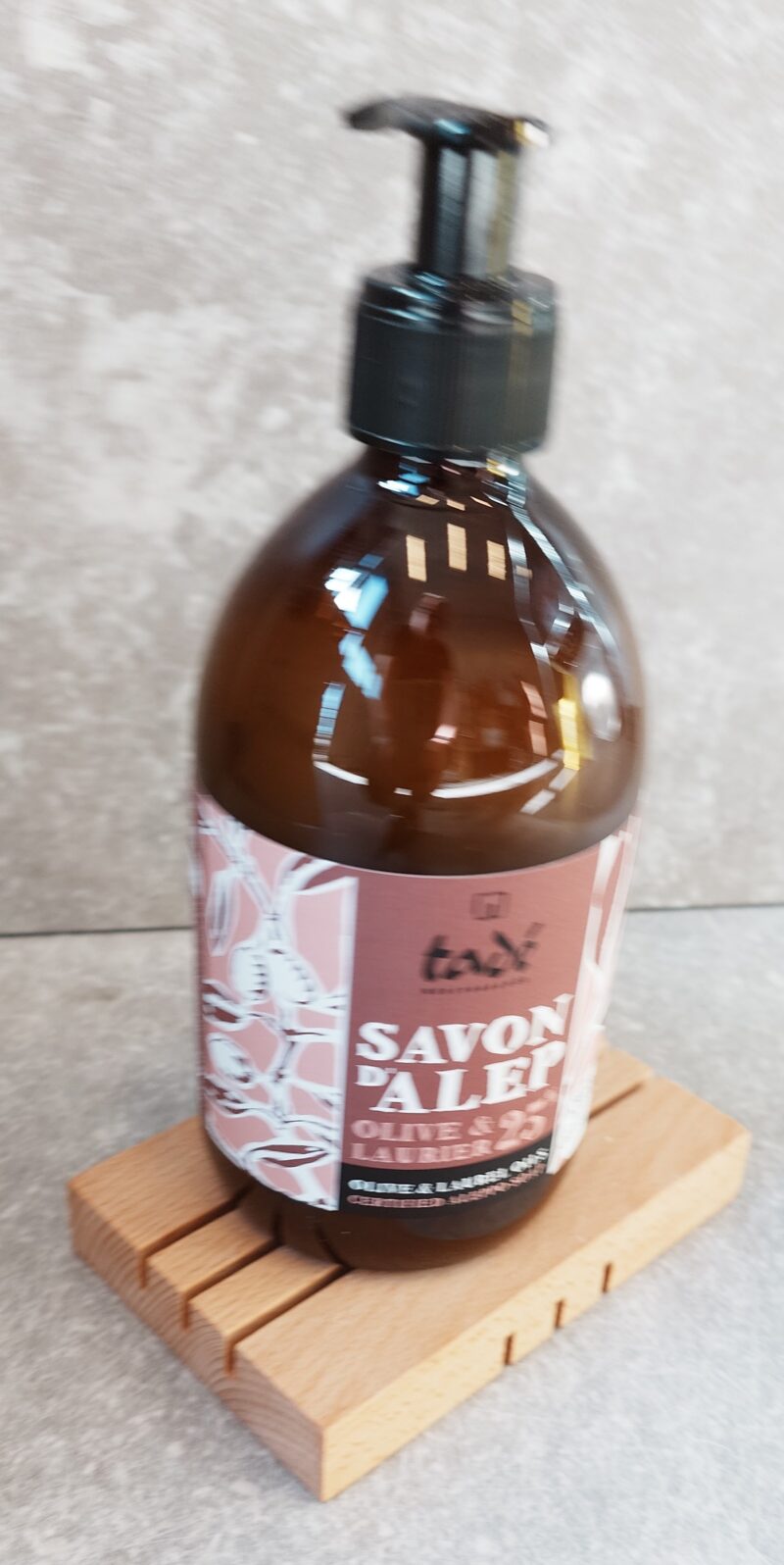 Flytande Aleppotvål 25% Cosmos Organic från Tadé 500ml