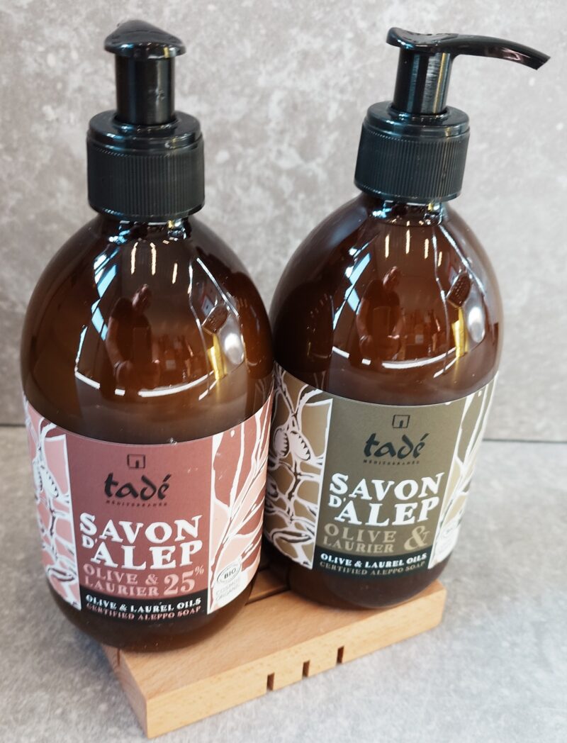 Flytande Aleppotvål 500ml Organic Black från Tadé 500ml - Bild 2