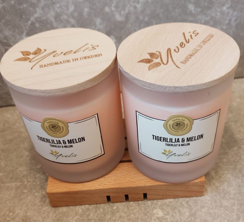 Doftljus Tigerlilja & Melon från Yvelis - Stora - Bild 5