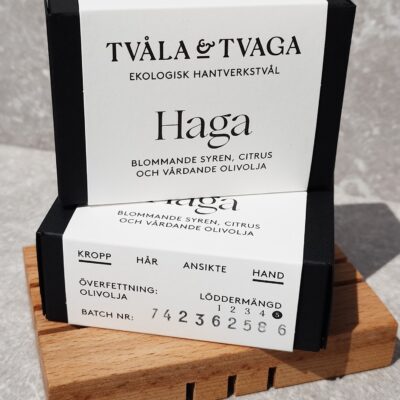 Ekologisk Tvål & Schampobar Haga från Tvåla & Tvaga - 120g