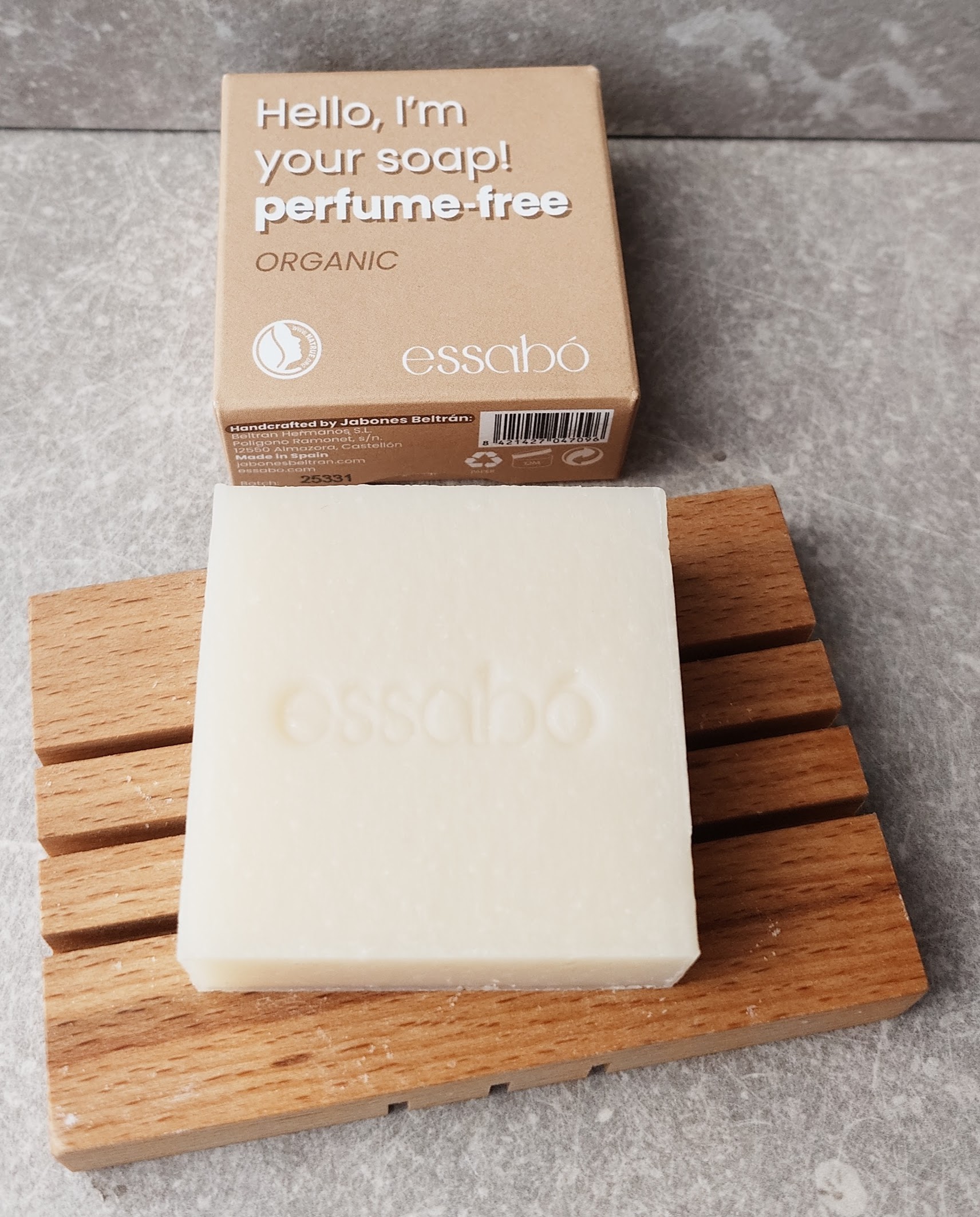 Ekologisktvål - Parfymfri från Essabó Spanien - 120g