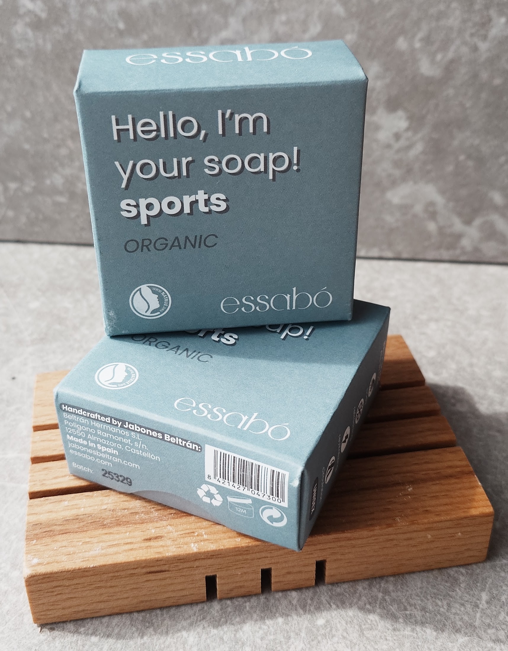 Ekologisktvål - Sport med Mentol från Essabó Spanien - 120g - Bild 4