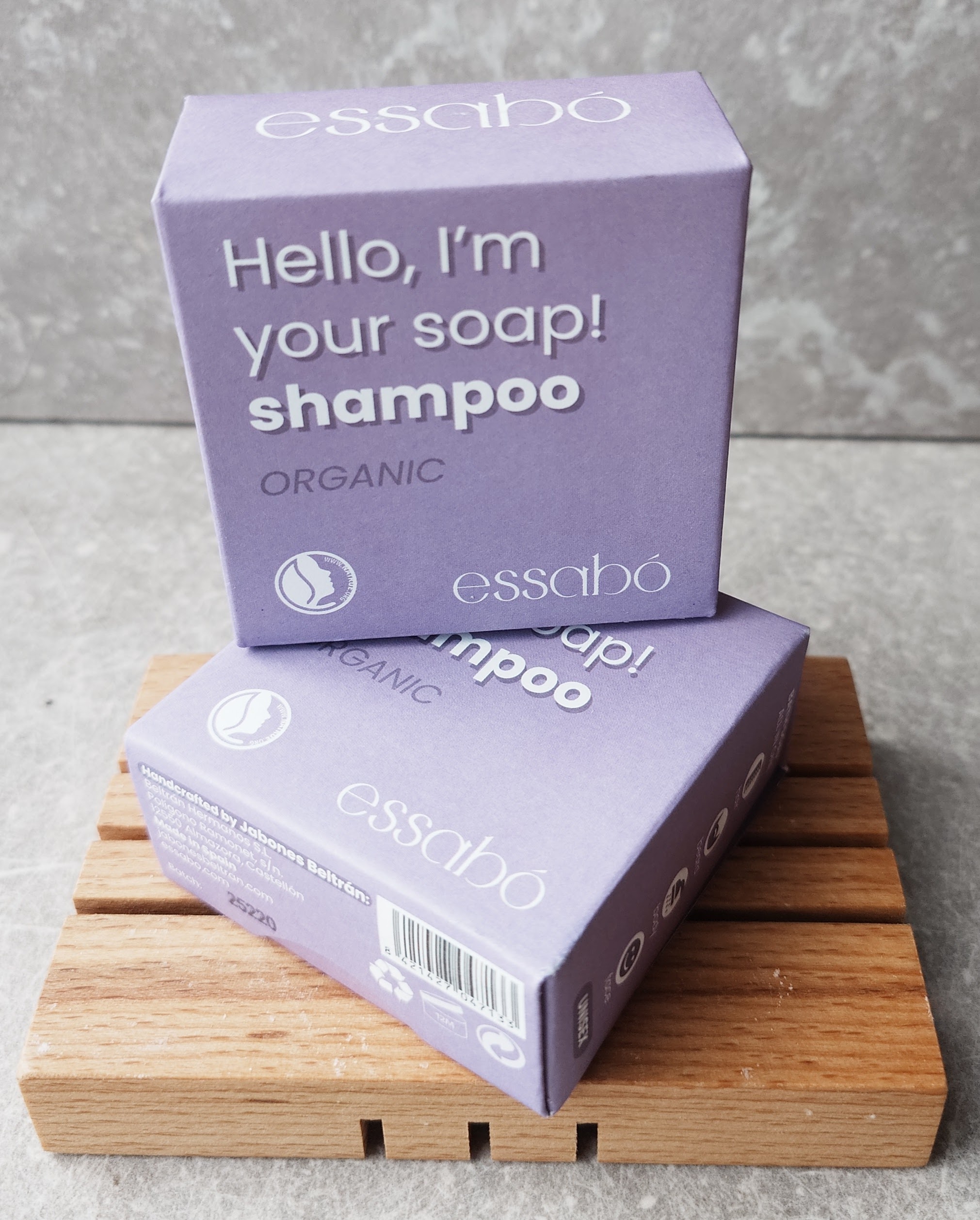 Ekologisktvål - Schampoo från Essabó Spanien - 120g - Bild 4