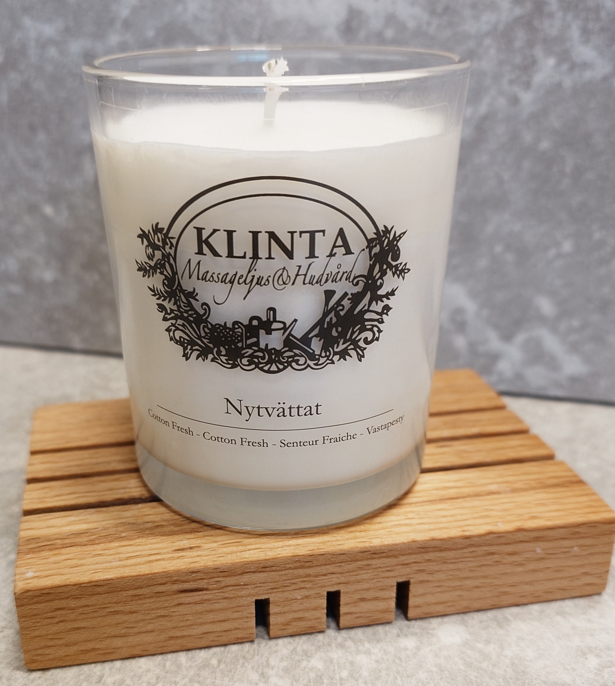 Ekologiskt Doftljus Nytvättat från Klinta - Bild 2