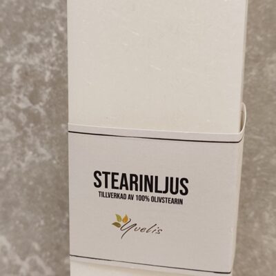 Vitt Blockljus Fyrkantigt 25 cm 70mm från Yvelis