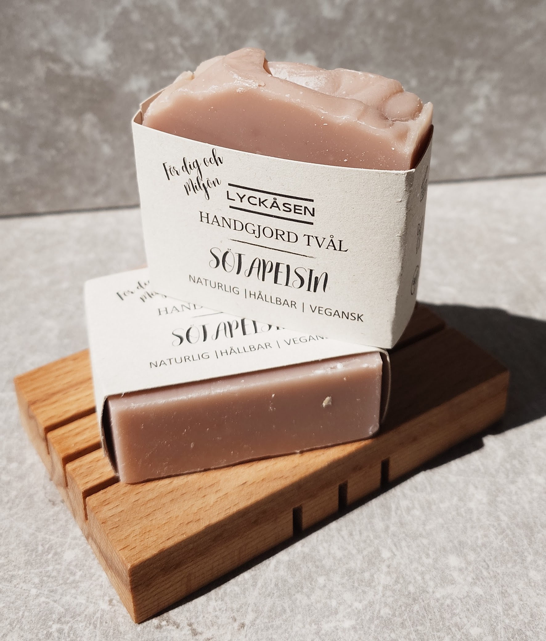 Ekologisk Naturlig Tvål Sötapelsin från Lyckåsen - 110g - Bild 3