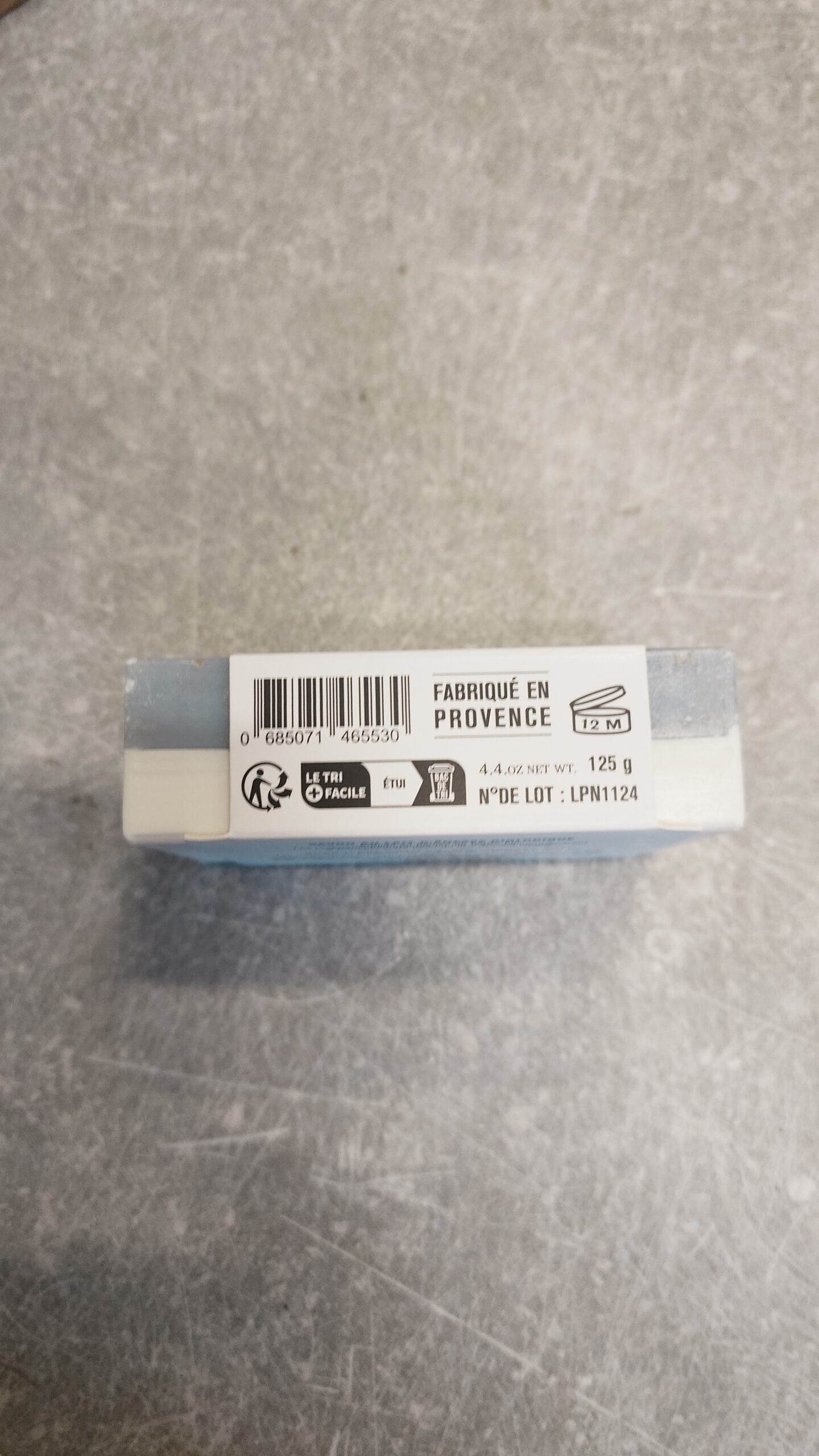 Marseille Fast Tvål med Åsnemjölk och Vit Bomull 125g - Bild 2