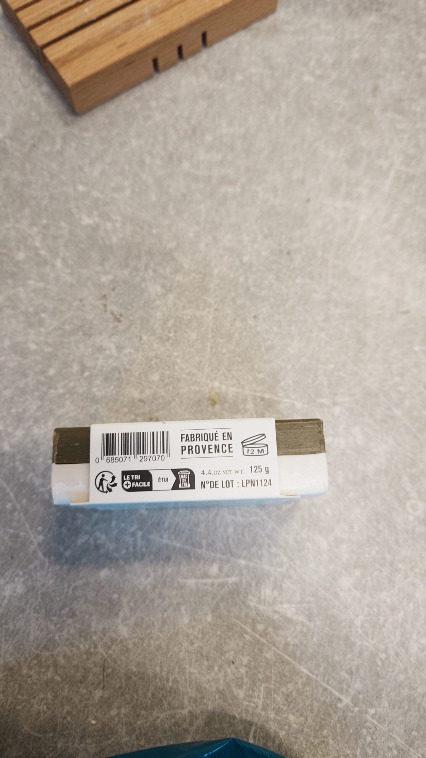 Marseille Fast Tvål med Åsnemjölk och Arganolja 125g - Bild 2