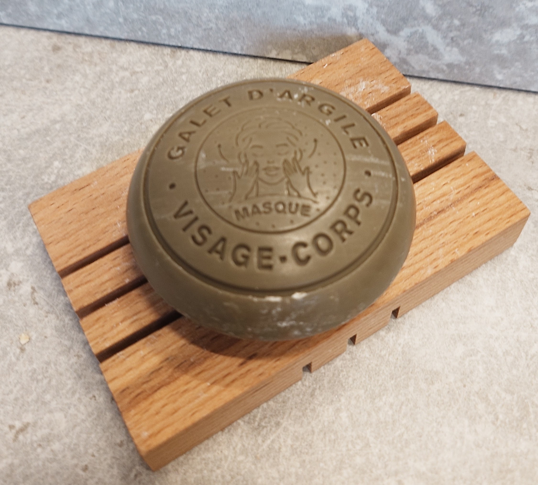 Ansiktstvål med Grön Lera och Åsnemjölk från Marseille 125 g