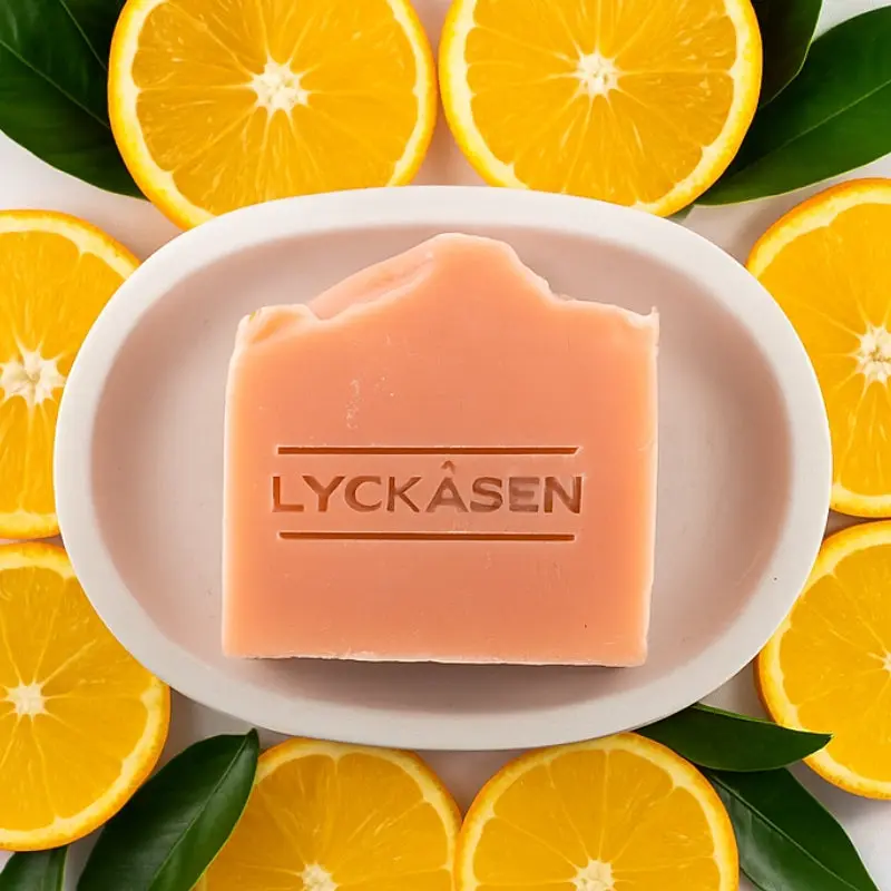 Ekologisk Naturlig Tvål Sötapelsin från Lyckåsen - 110g - Bild 2
