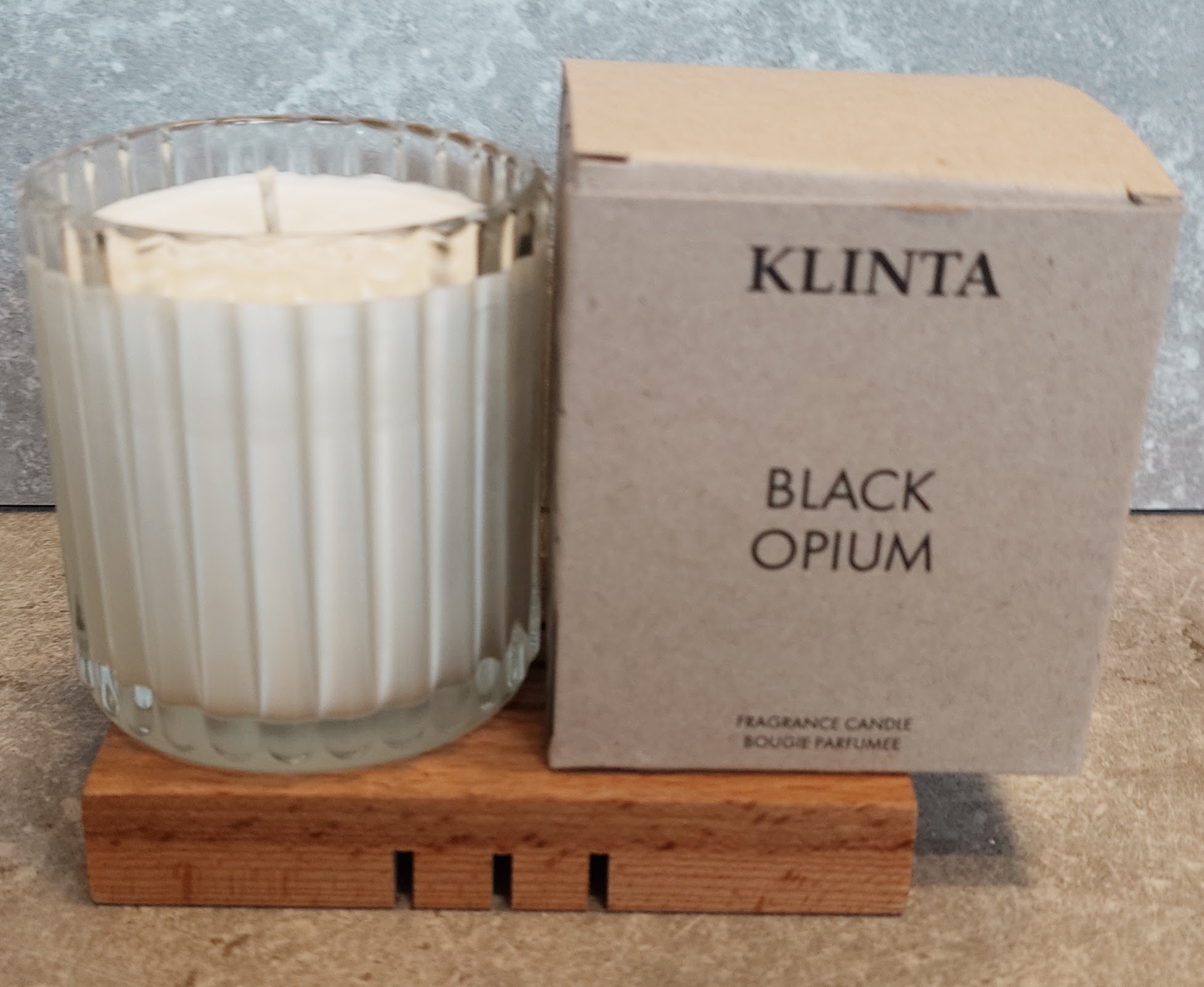 Ekologiskt Doftljus Black Opium från Klinta